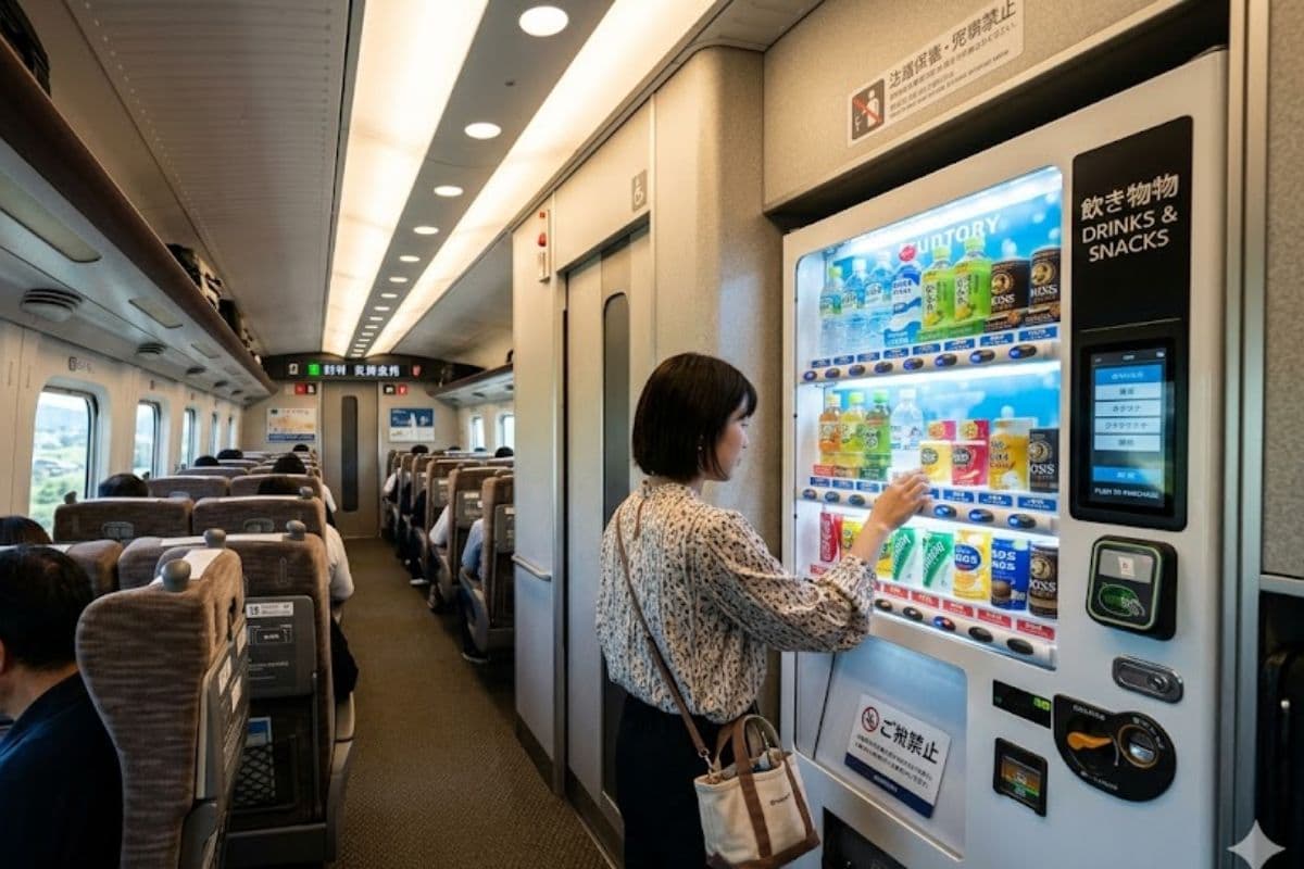 Mumbai-Ahmedabad bullet train vending machine