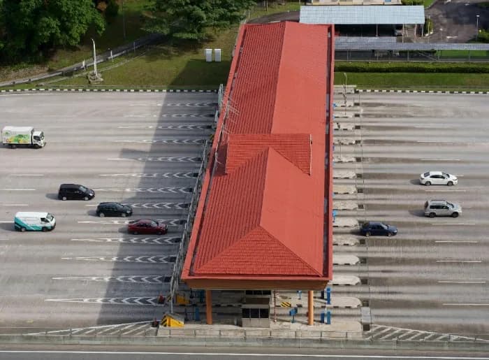 Toll plaza