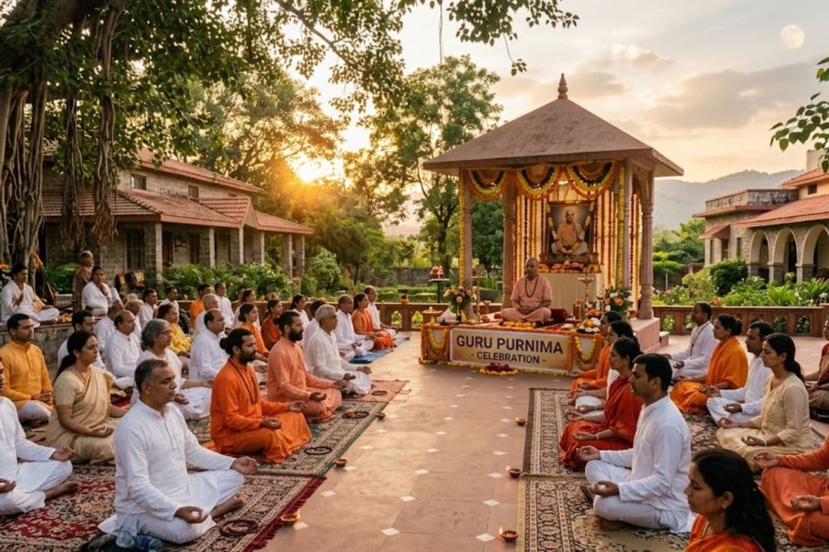 ashrams retreats india guru purnima