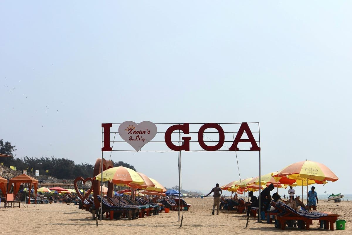 Goa beach in October