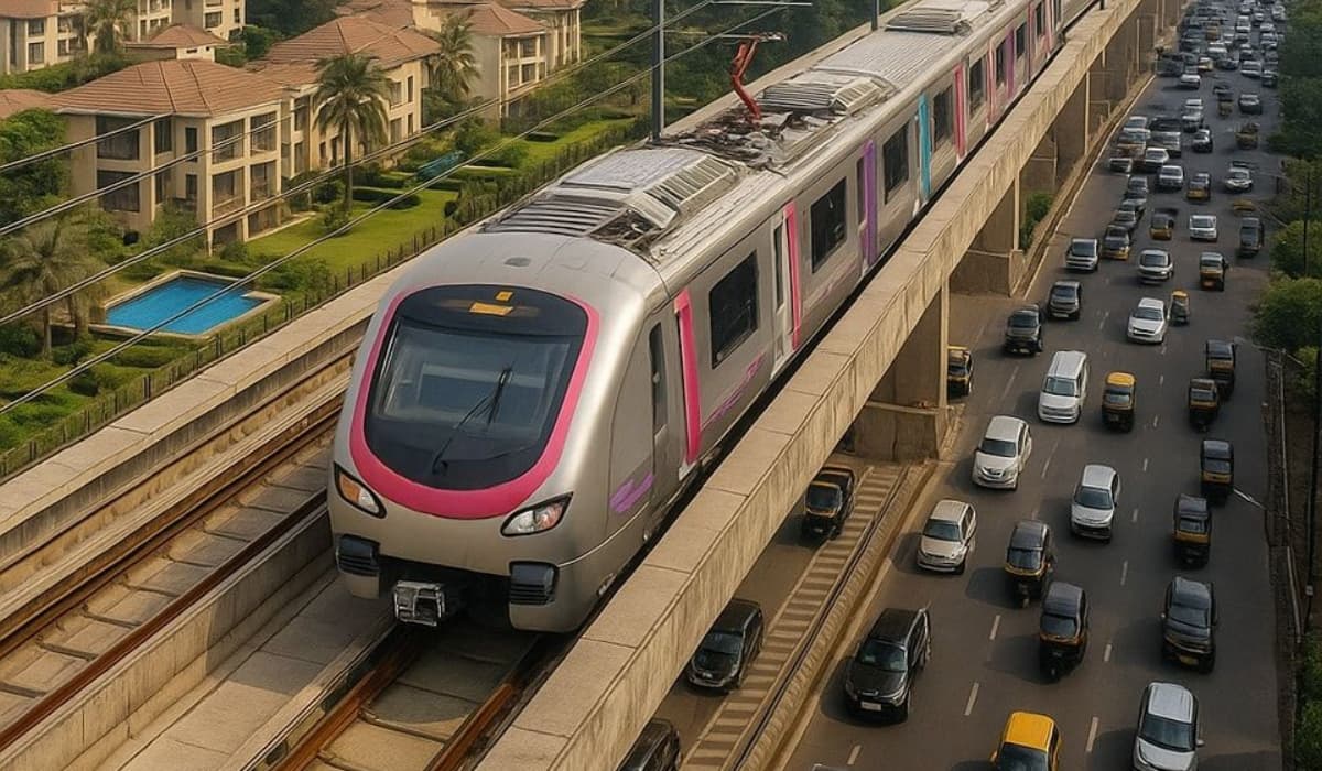 Mumbai Metro Line 1 train