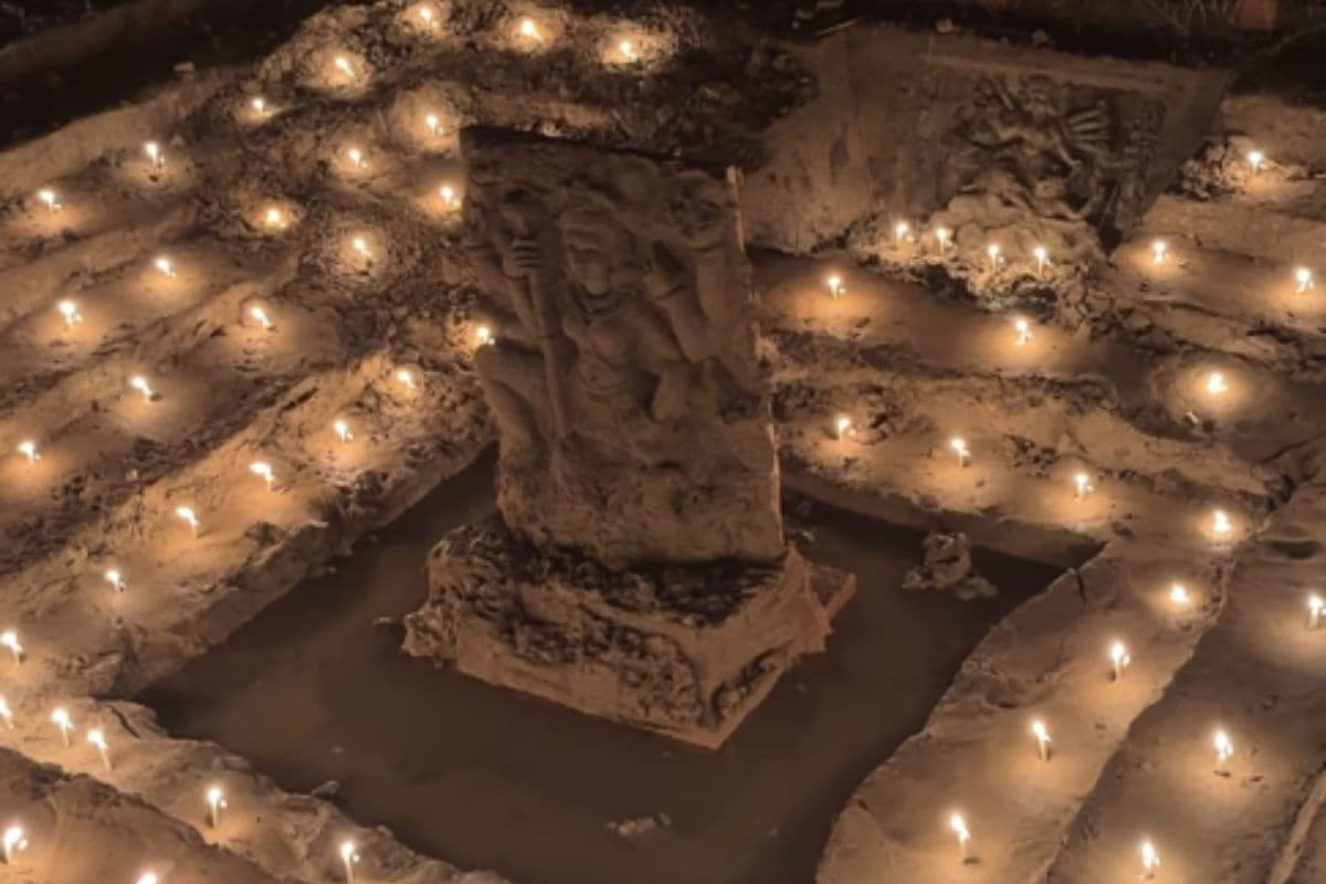 Vaishnavghata Patuli’s underground Durga Puja pandal in Kolkata in 2026
