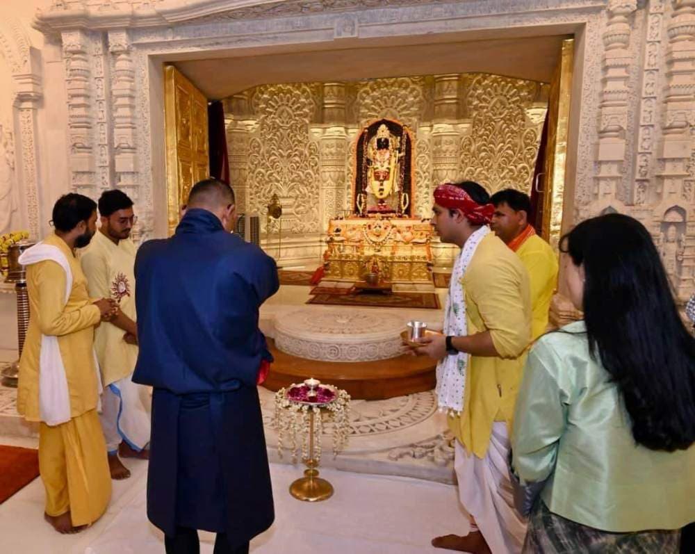 Bhutan PM visit Ram Mandir Ayodhya