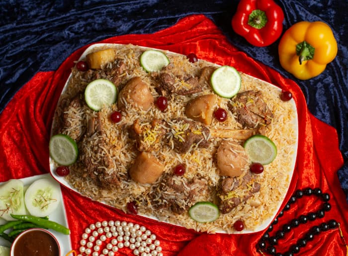 Biryani plate