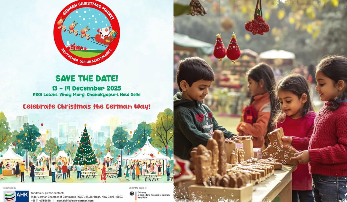 German Christmas Market Delhi 2025.