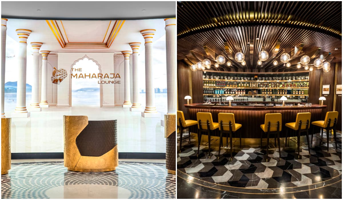 Maharaja Lounge At Delhi International Airport