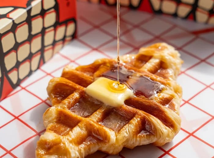 Maple butter croffle