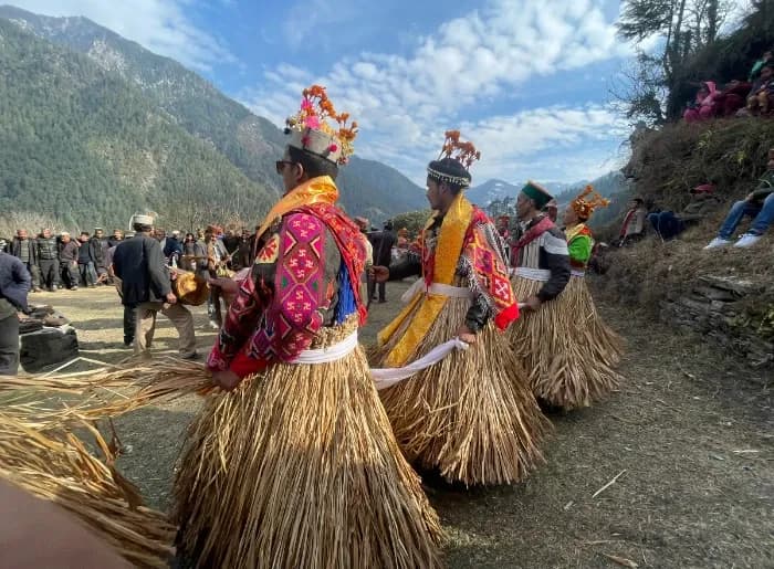 Men in Faguli festival