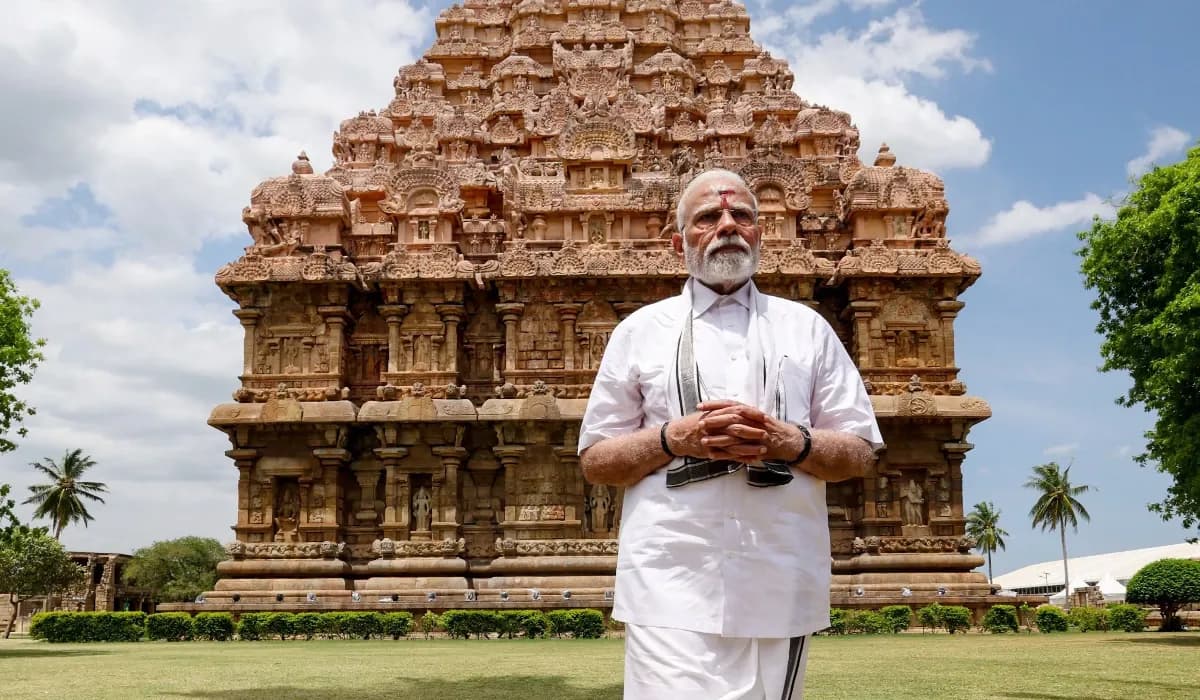 PM Modi Visits Gangaikonda Cholapuram