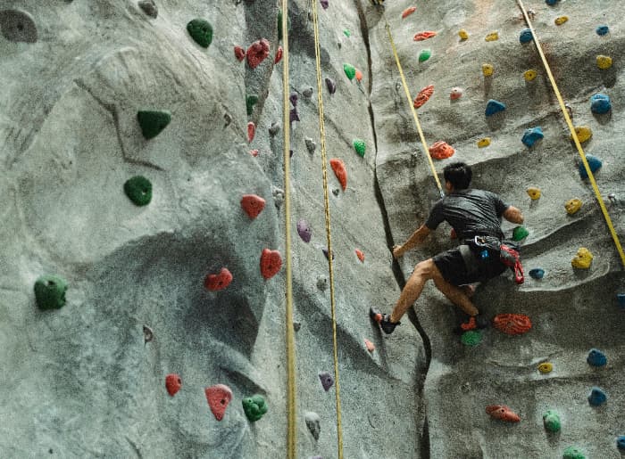 Rock climbing workshop