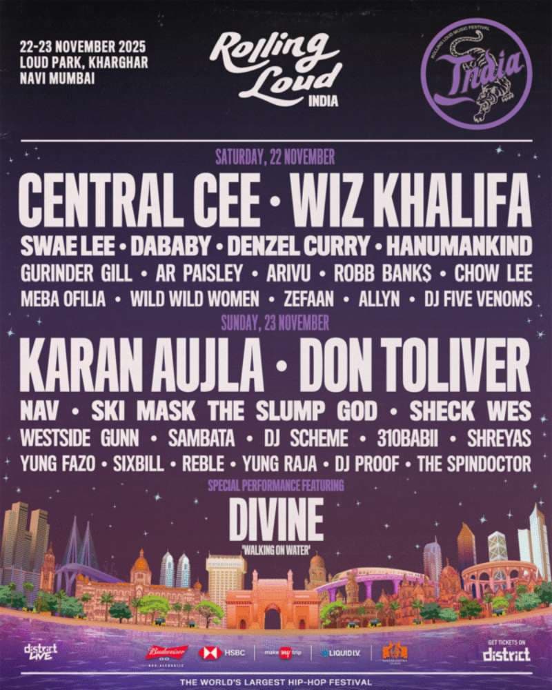 Rolling Loud India Lineup 2025