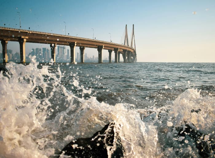 View of Bandra Worli Sea Link