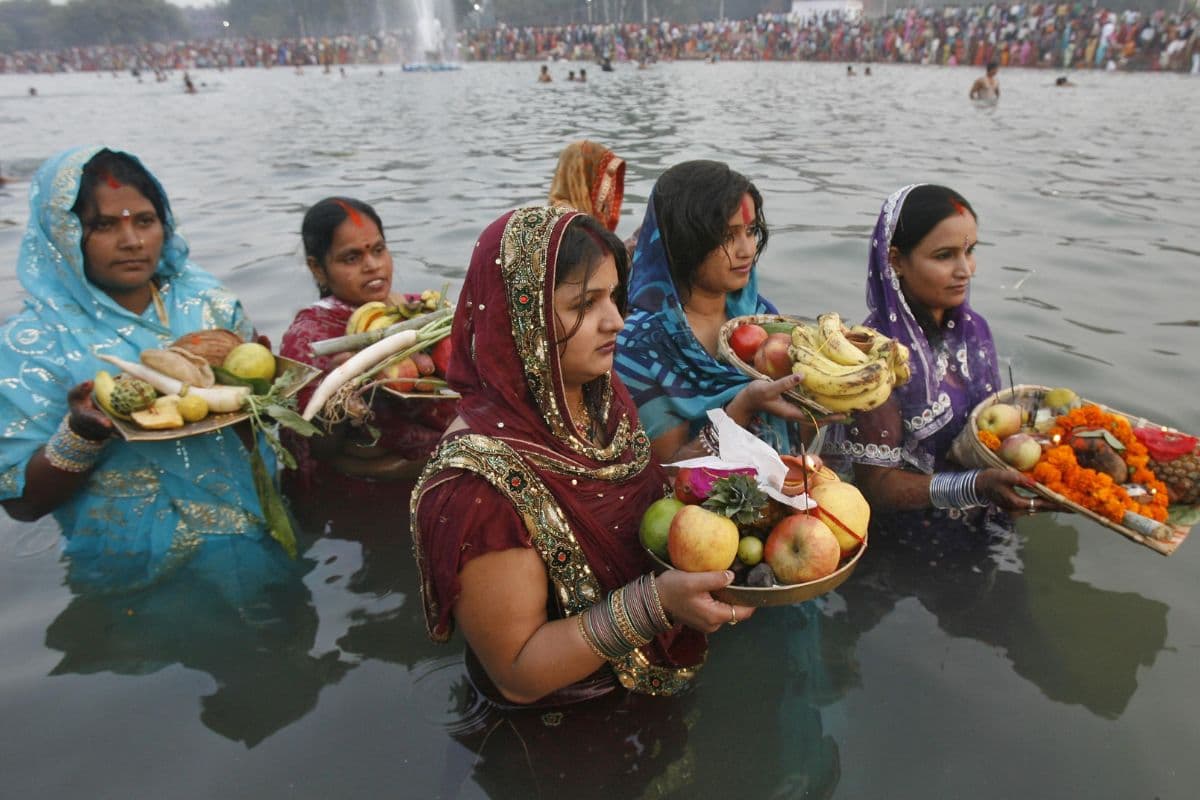 Patna Ganga ghat for Chhath Puja