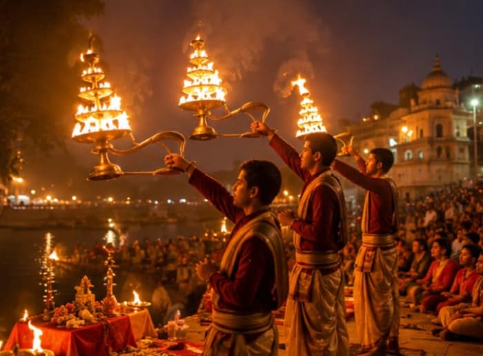 Dev Deepawali celebrations on Varanasi Ghats