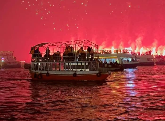 Dev Deepawali celebrations on Varanasi Ghats