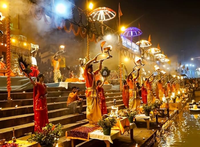 Dev Deepawali celebrations on Varanasi Ghats