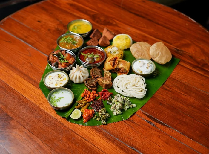 Maharashtrian thali