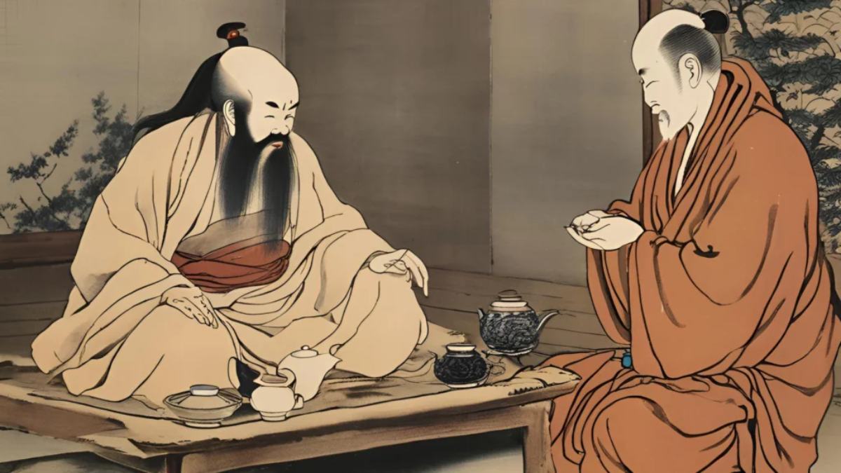 bodhidharma and tea