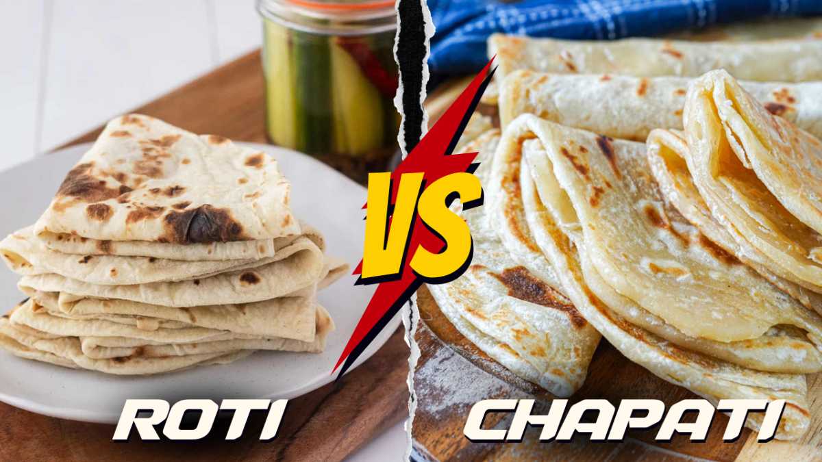 difference between roti and chapati