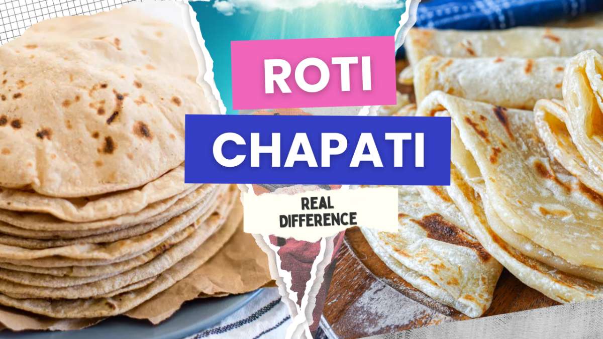 what is the difference between roti and chapati