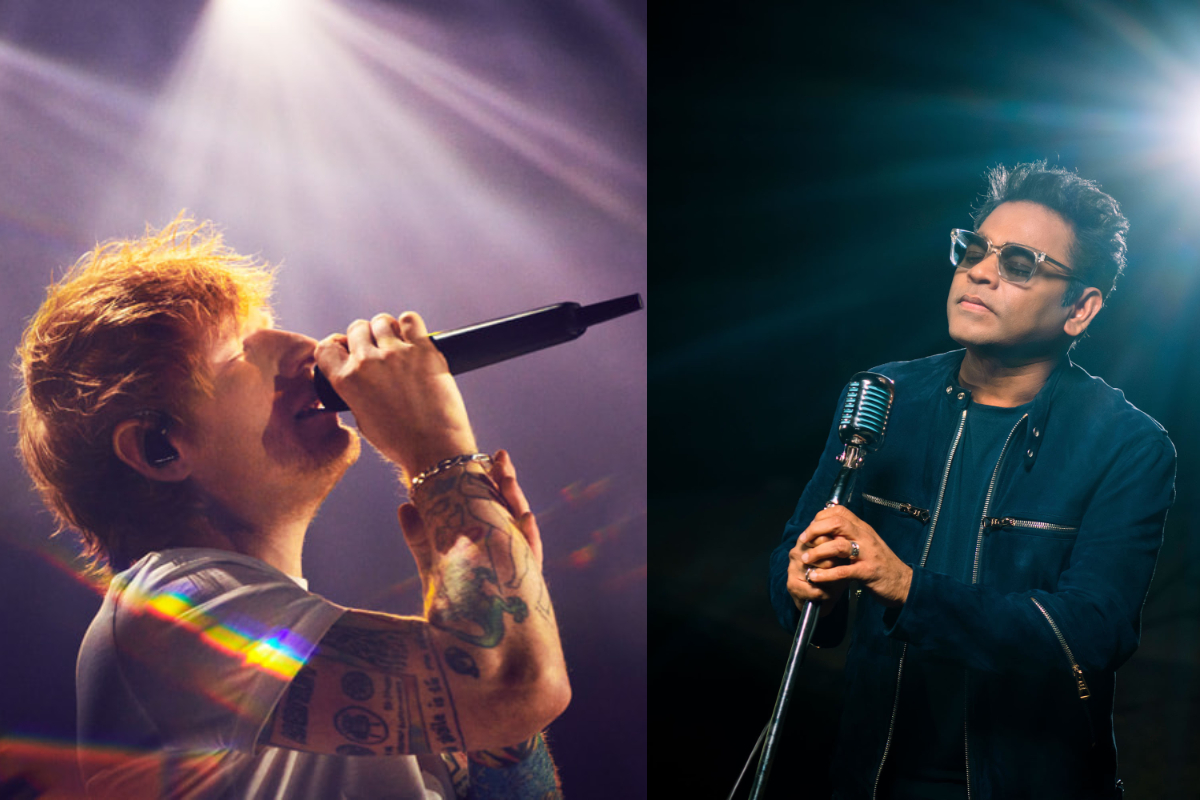 Ed Sheeran and A.R. Rahman