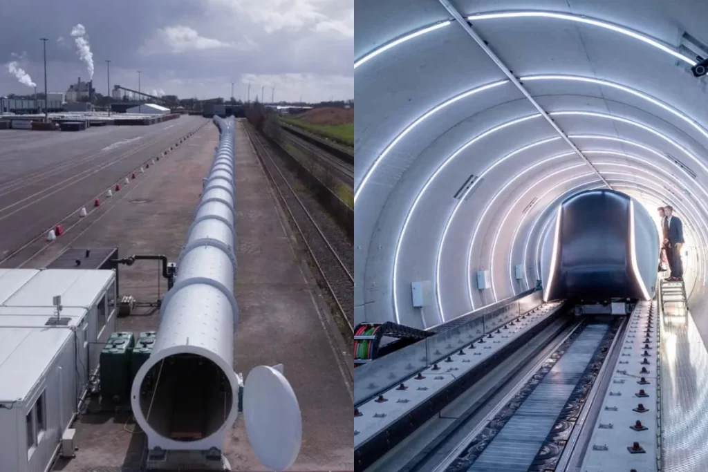 India's First Hyperloop Test Track 