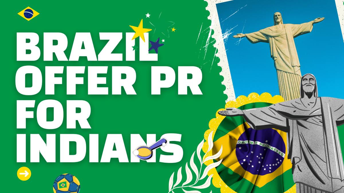 Brazil Offers Permanent Residency Under INR 27,000 for Indians