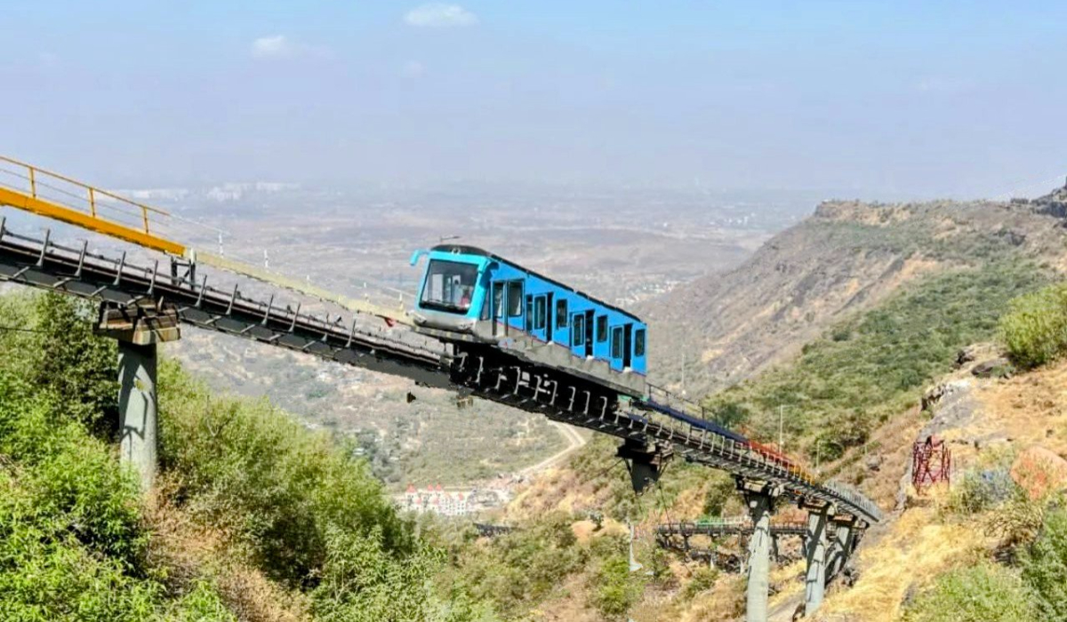 India’s Longest Funicular Railway Opens In Kalyan