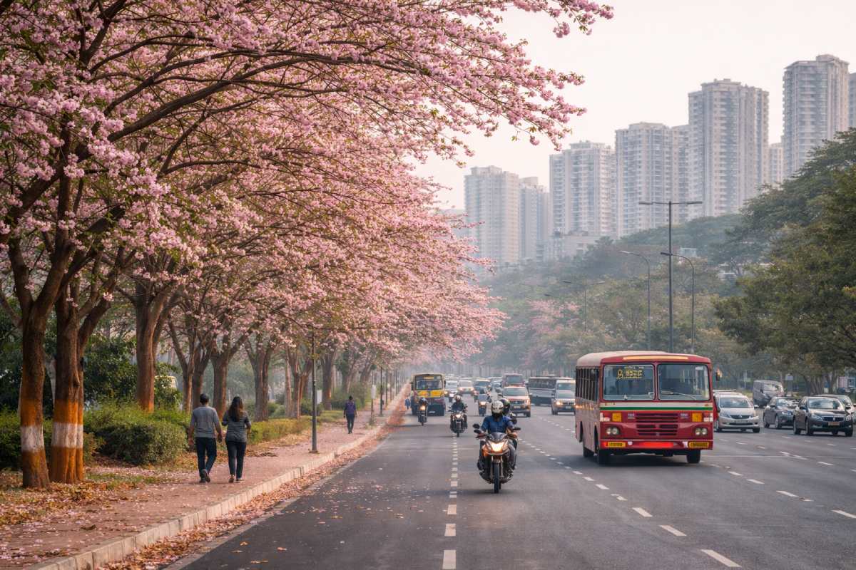 Cherry Blossom In Navi Mumbai