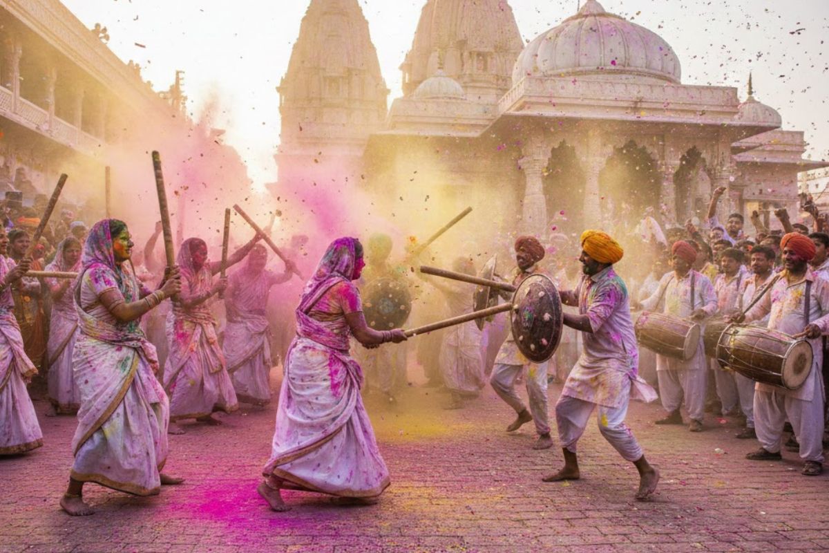 braj ki lathmar holi
