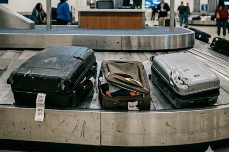 damaged bag