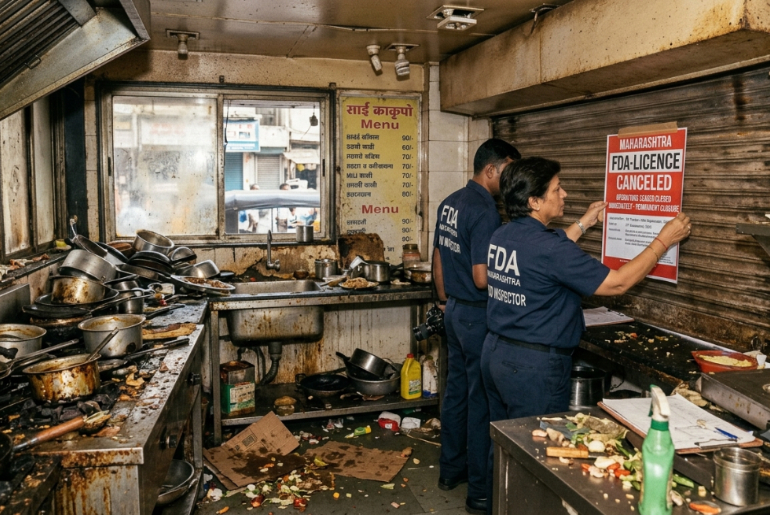 Maharashtra FDA Suspends 6 Mumbai Eateries' Licenses Over Food Safety Violations 1 Maharashtra FDA