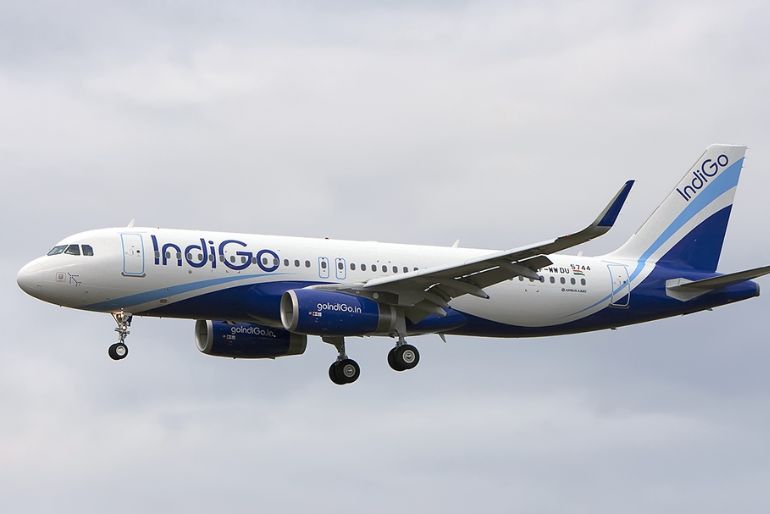 indigo passenger flight