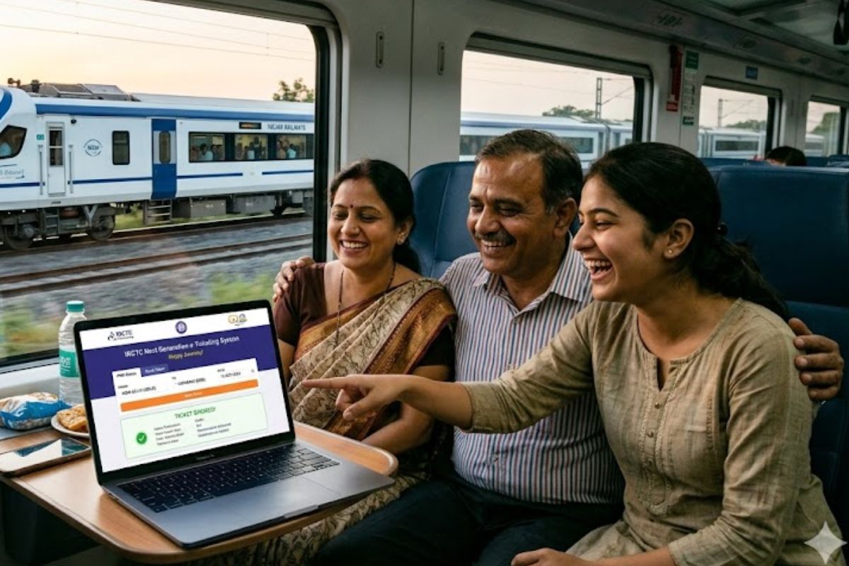 new irctc website