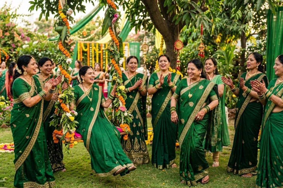 Hariyali Teej with traditional rituals