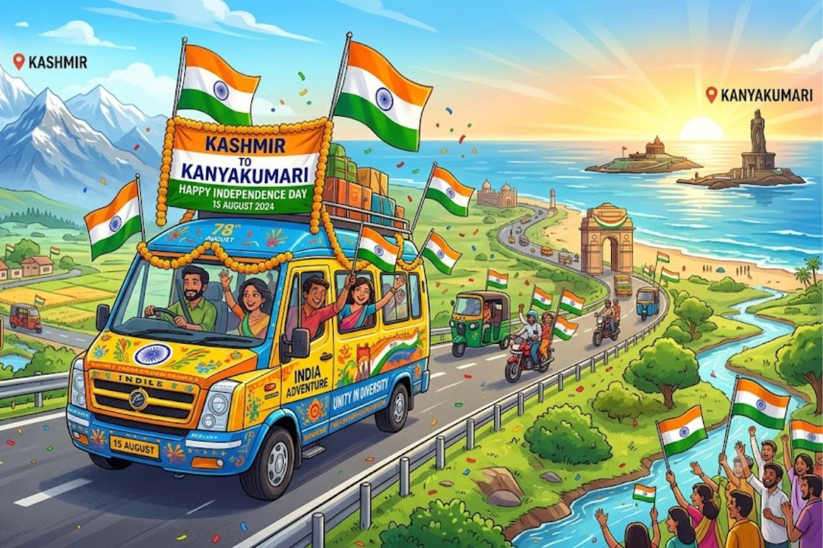 Kashmir to Kanyakumari freedom-themed travel list