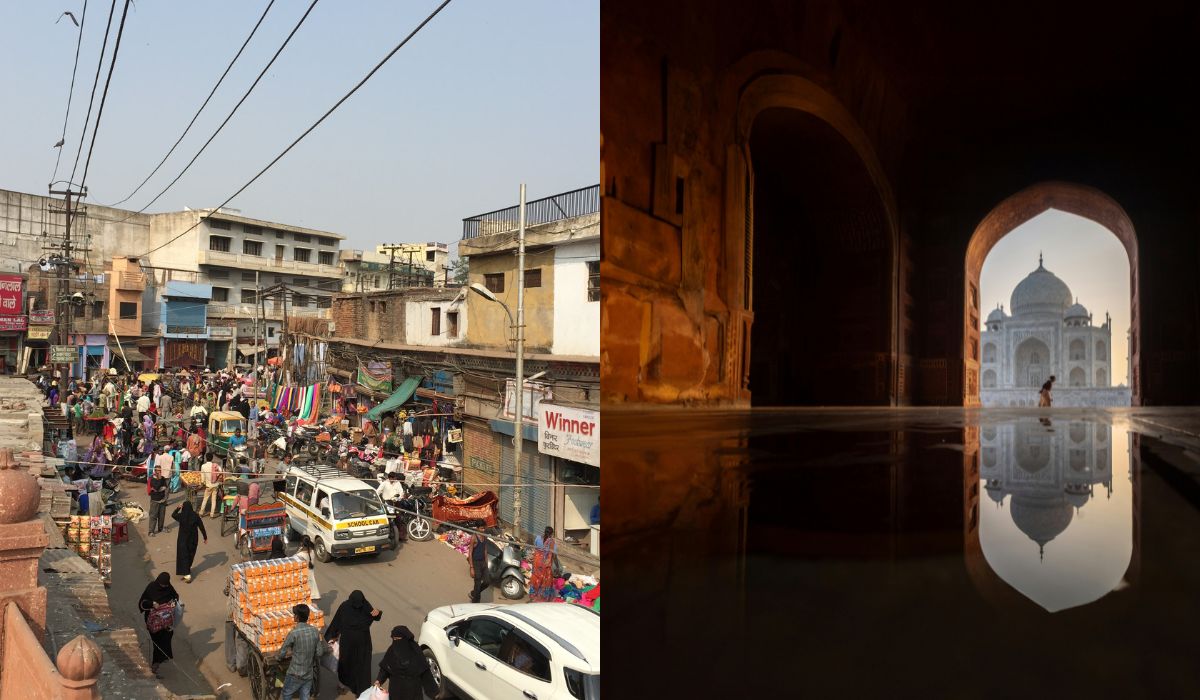 how to reach agra