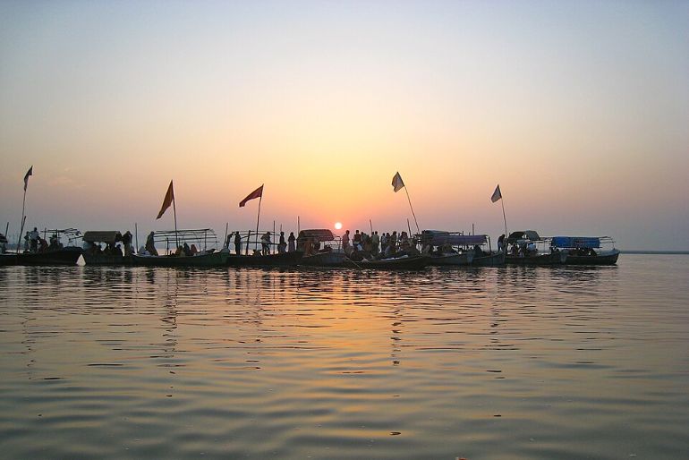Triveni Sangam in Prayagraj