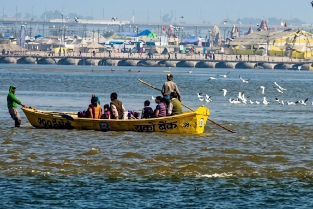 Triveni Sangam in Prayagraj
