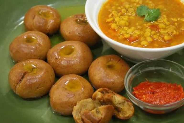 Dal Baati Churma traditional Rajasthani food