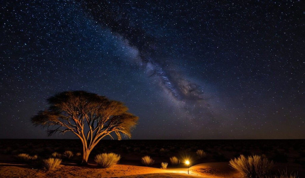 5 Best Countries For Stargazing And Incredible Milky Way Views 1 Milky Way visible over a dark desert landscape