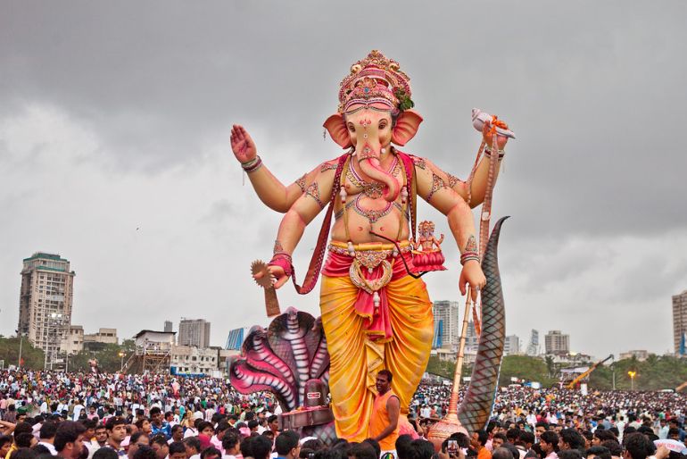 Ganesh Visarjan in Mumbai during Ganeshotsav 2026 
