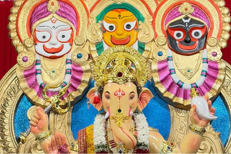 Ganpati pandals in Surat during Ganesh Chaturthi 2026
