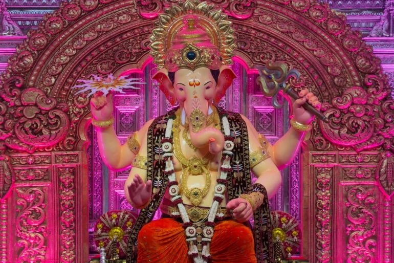Lalbaugcha Raja First Look For 2026 Is Here! 1 lalbaugcha raja 2026 first look ganpati idol.