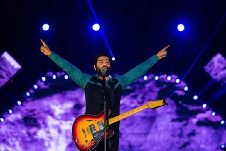 Arijit Singh during his India Tour 2027 announcement