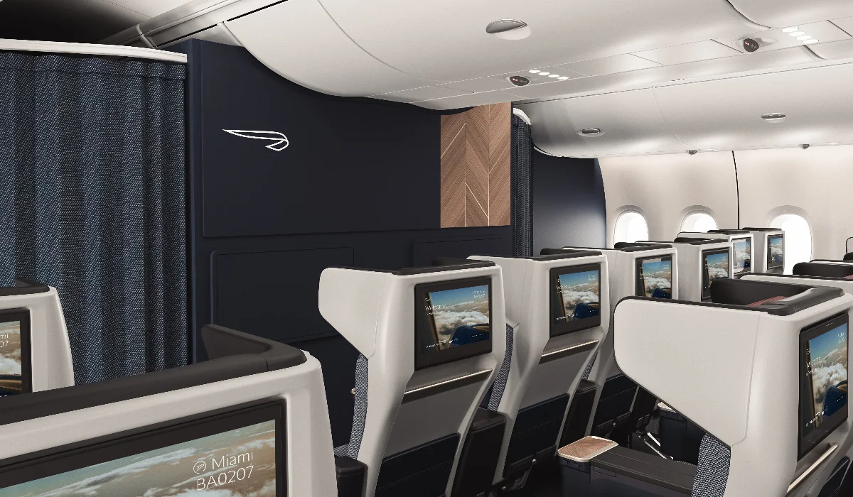 British Airways Airbus A380 cabin interior