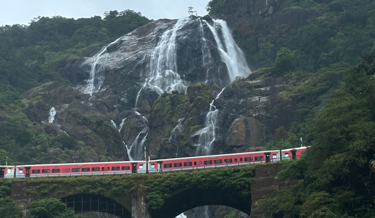 Dudhsagar Falls in Goa after reopening for the 2026-27 tourist season