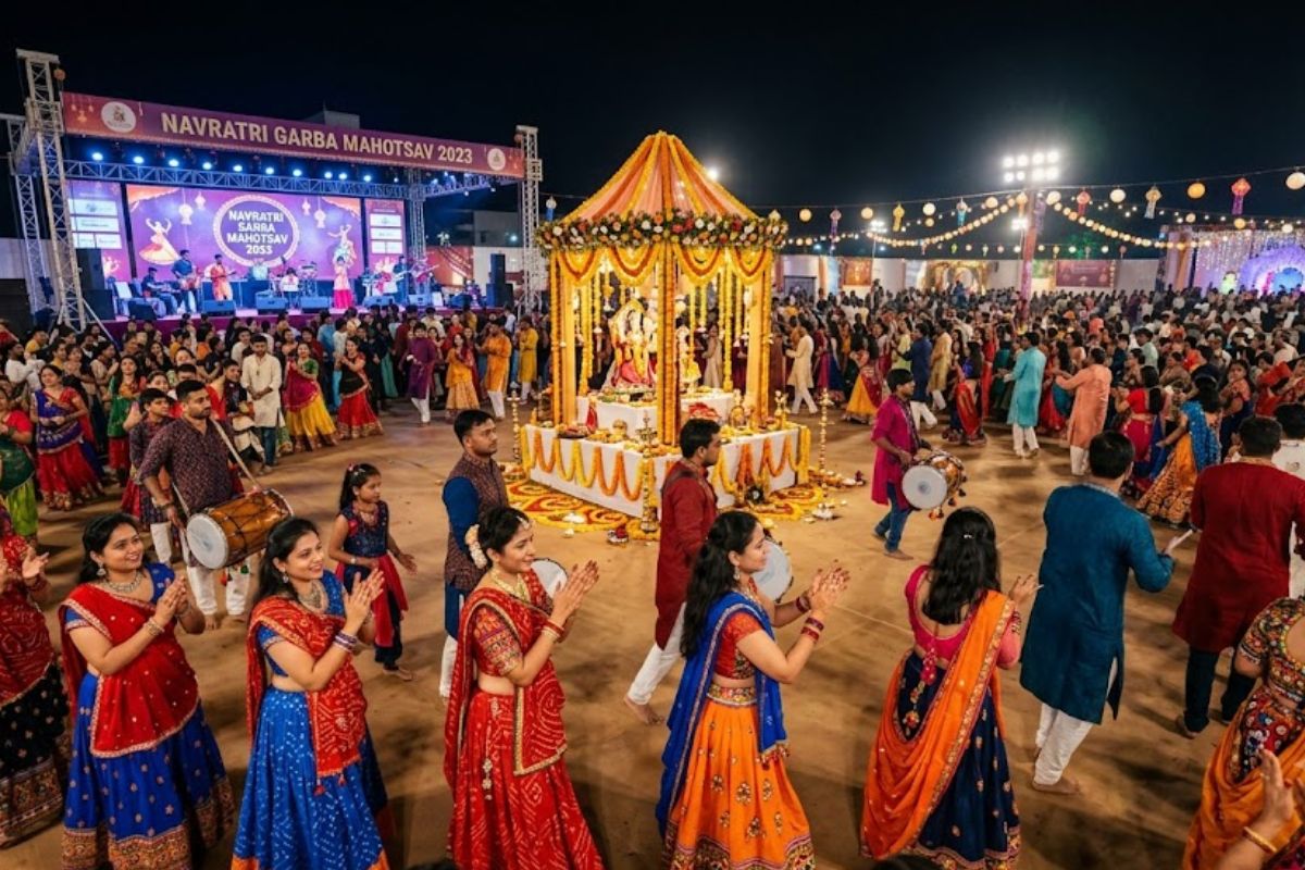 Garba and Dandiya events in Bengaluru during Navratri 2026