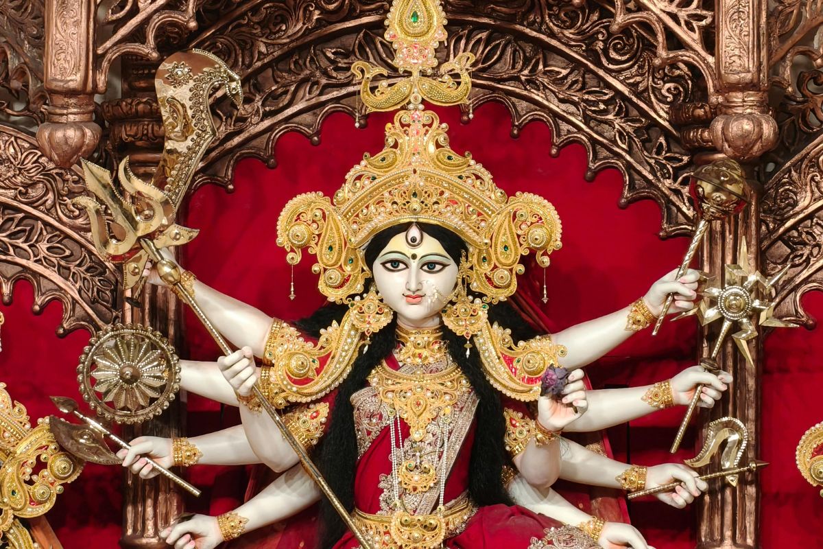 Mohammad Ali Park and College Square Durga Puja pandals