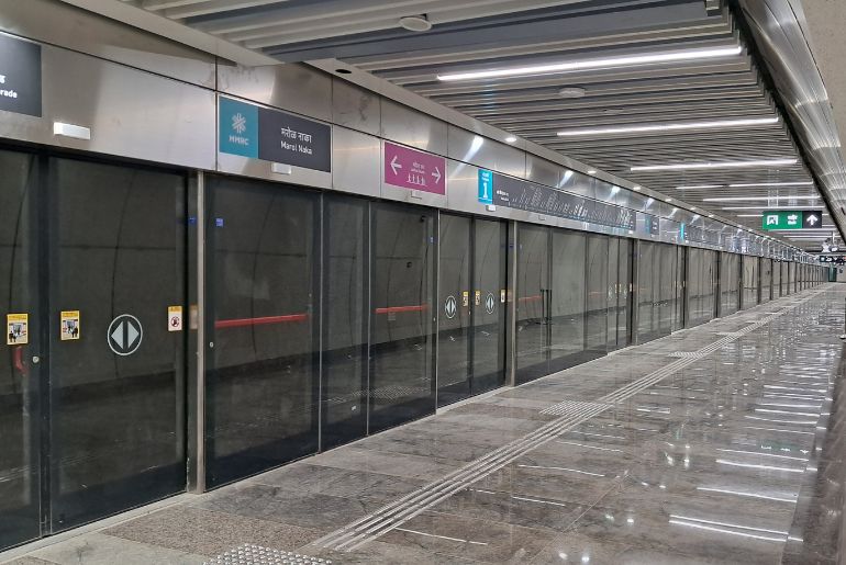 Mumbai Airport T2 metro station
